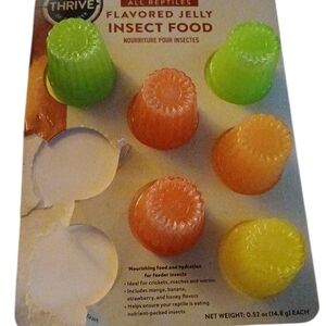 Thrive Flavored Jelly Insect Food - Green, Orange, Yellow